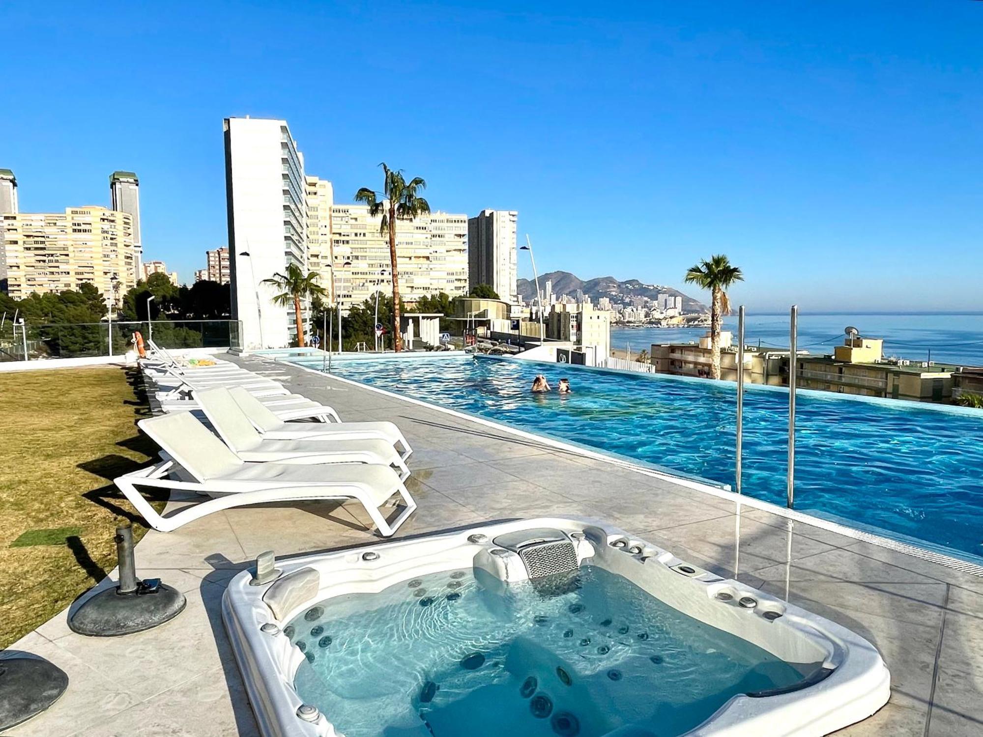 Luxury Apartment Sunset Cliffs Benidorm Eksteriør billede